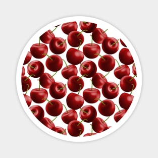 Cherries Graphic Pattern Art Magnet